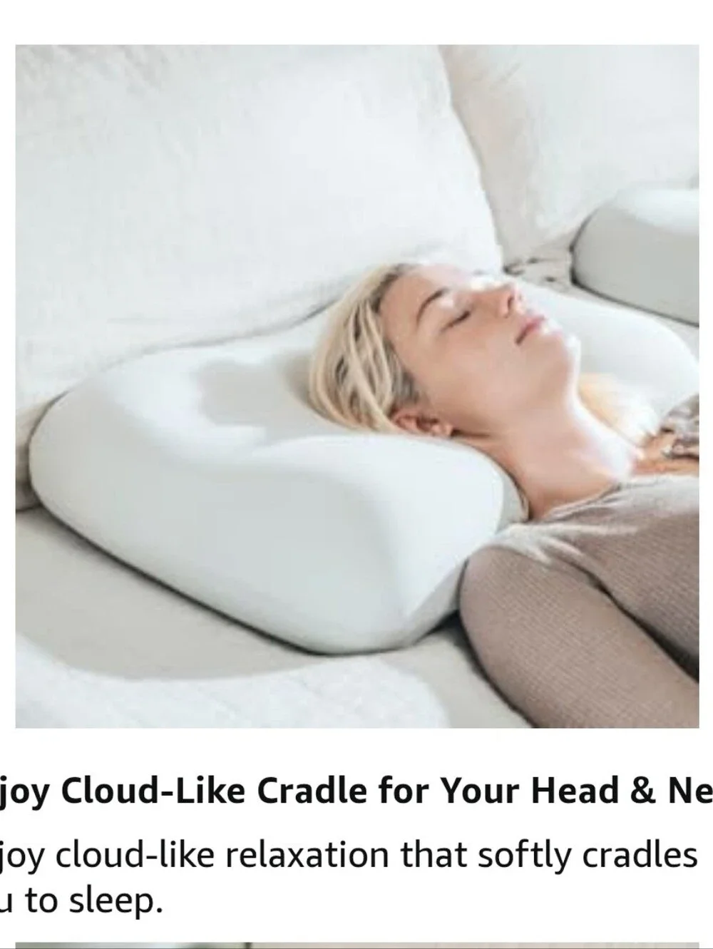 Cushion Lab Deep Sleep Pillow - 1 Pack, Calm Grey